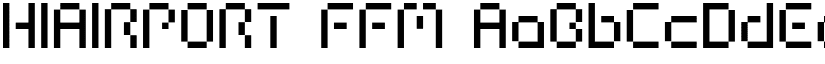 HIAIRPORT FFM font