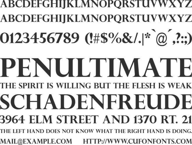 Perpetua Titling MT font preview