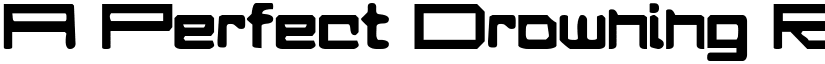 A Perfect Drowning Regular font