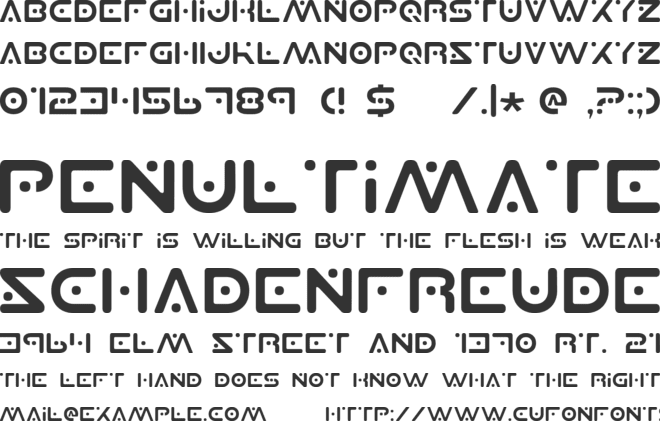 PCLifePlanetS font preview