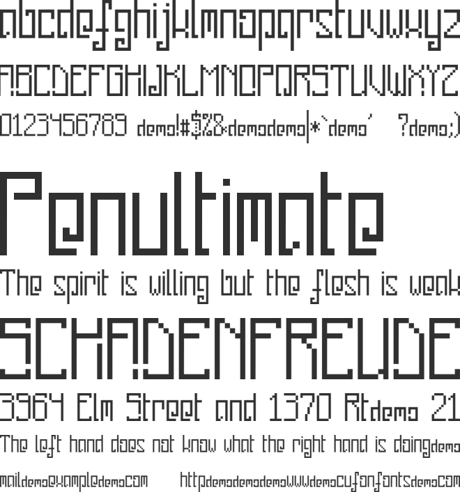 pixelanky font preview