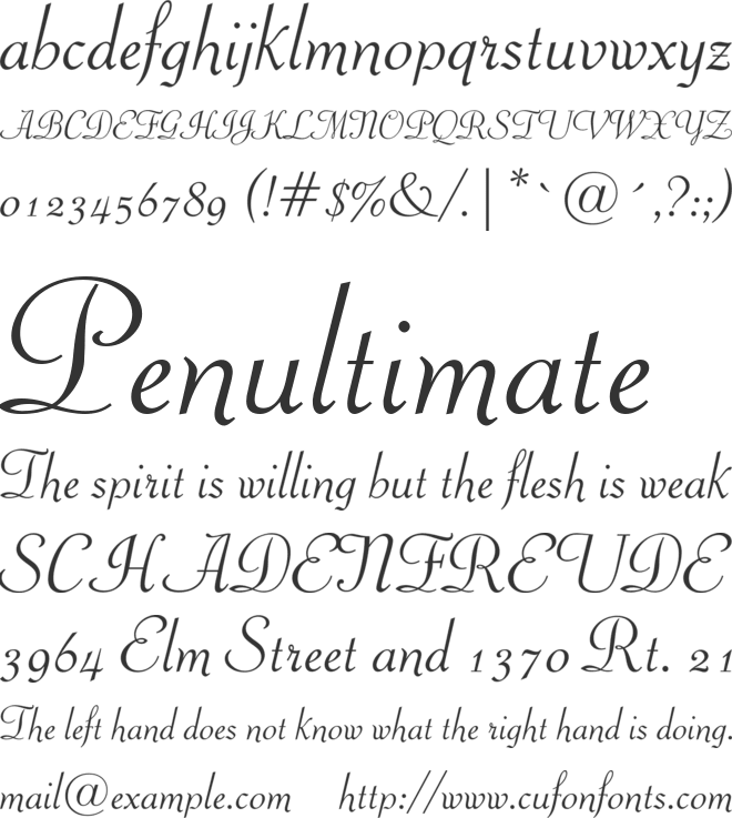 Piranesi It BT font preview