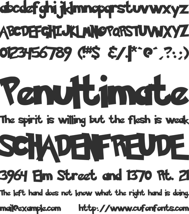 Pokemon Solid font preview