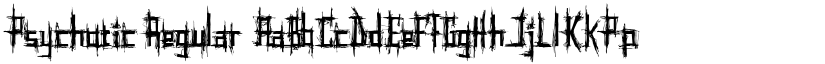 Psychotic font download