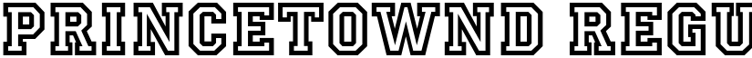 PrincetownD Regular font