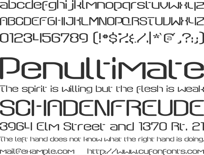 QSwitch Ax font preview