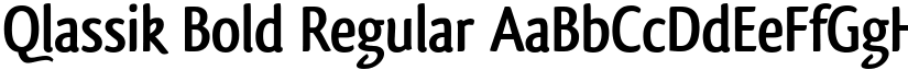 Qlassik Bold Regular font