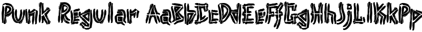 Punk Regular font