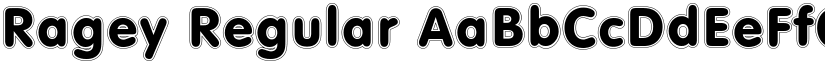 Ragey Regular font