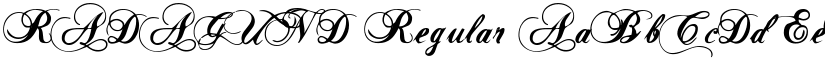RADAGUND font download