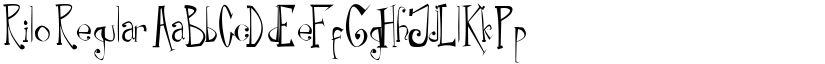 Rilo Regular font