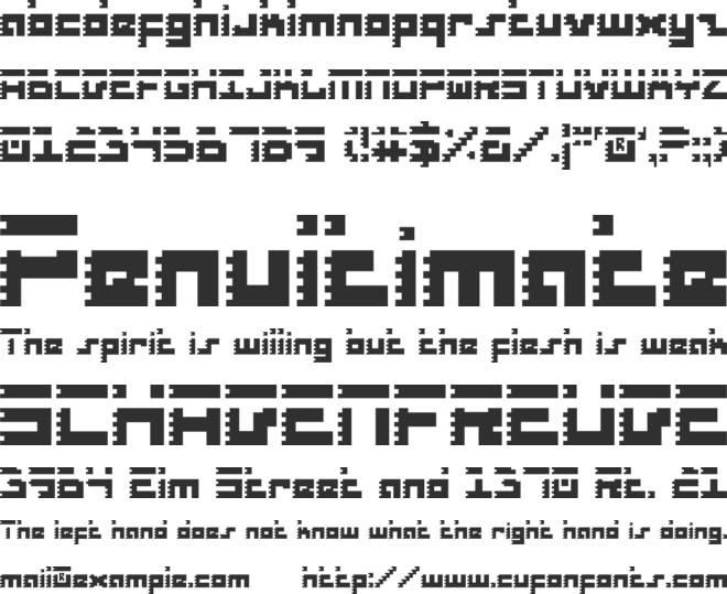 Roid Rage font preview