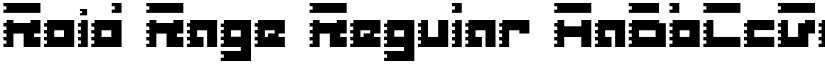 Roid Rage Regular font