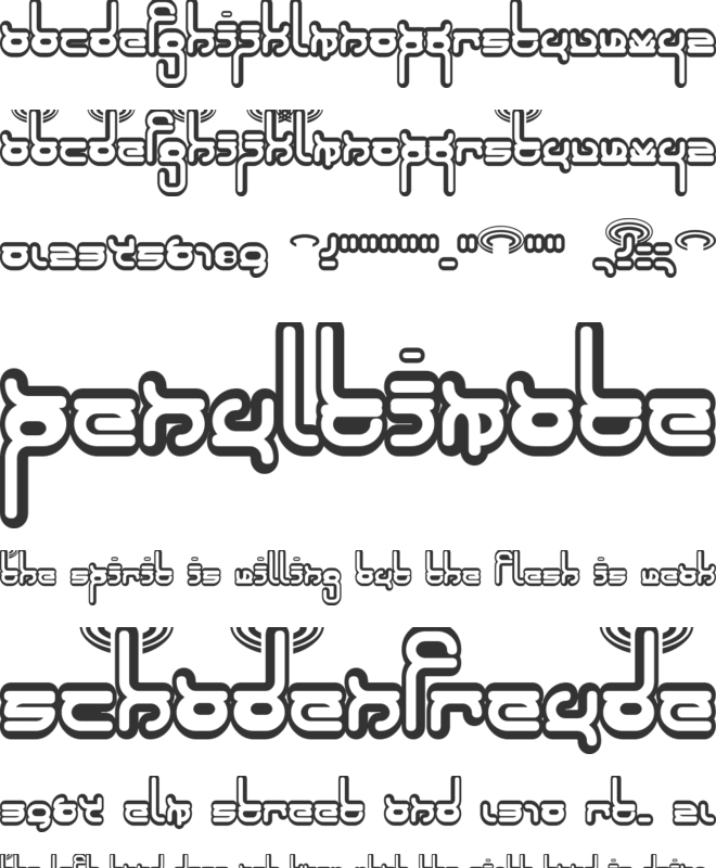 Robokid font preview