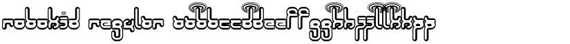 Robokid Regular font