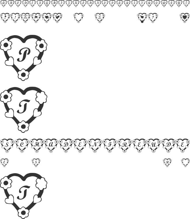 RMFlwrHt font preview