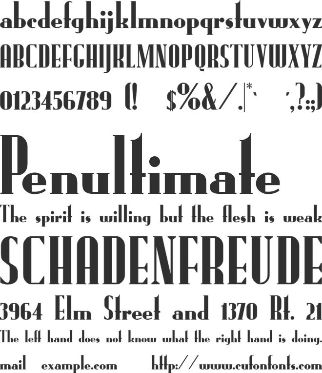 Rundfunk font preview