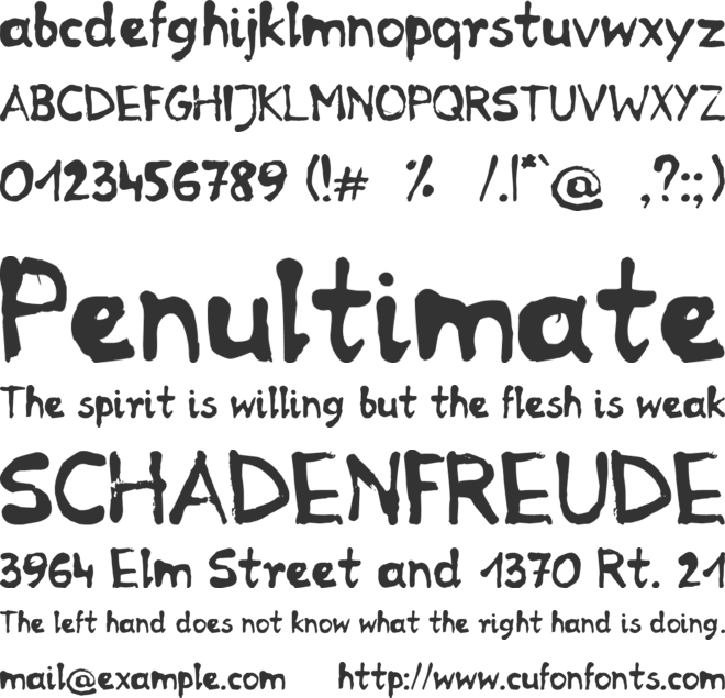 RP Mola font preview