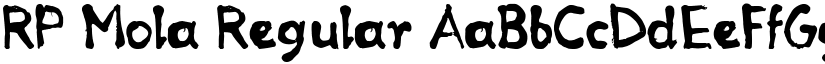 RP Mola Regular font