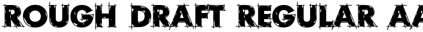 Rough Draft Regular font