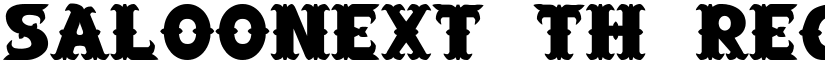 SaloonExt Th Regular font