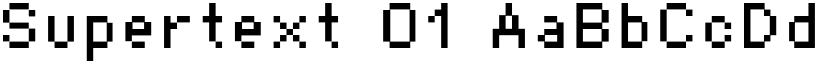 Supertext 01 font