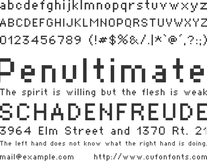 Supertext font preview