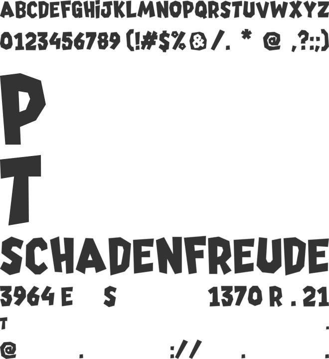 Jump and Play font preview