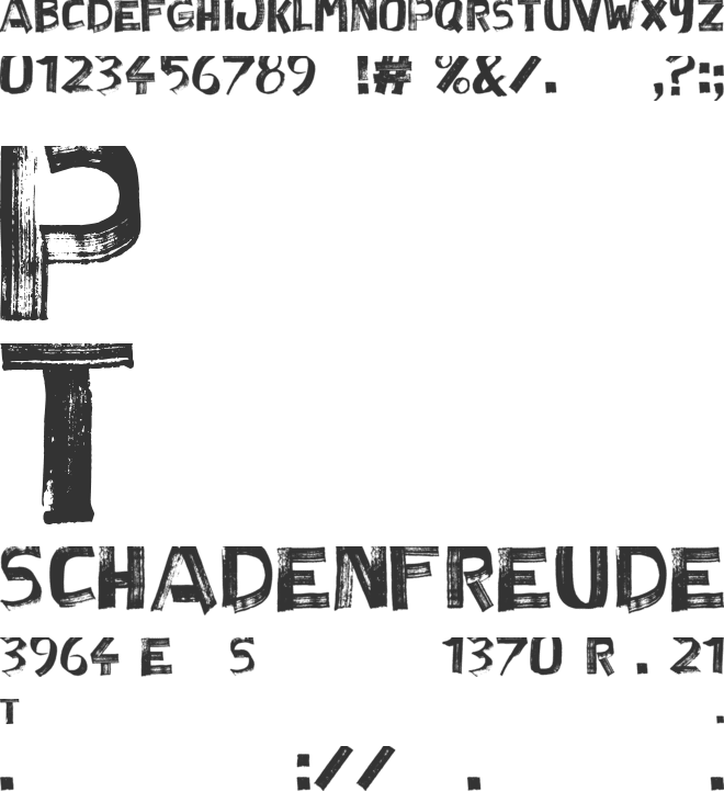 Decaying Felt Pen font preview