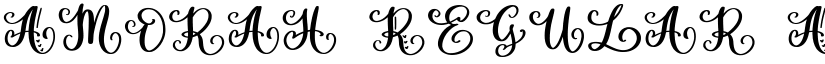 Amorah font download