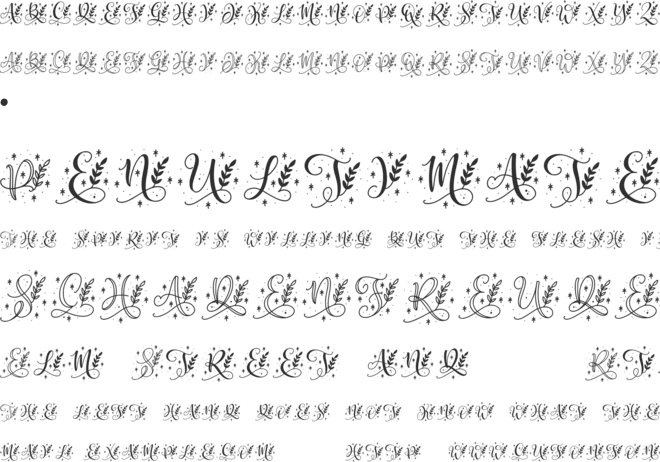 Quinn Monogram font preview