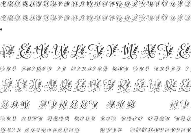 Quinn Monogram font preview