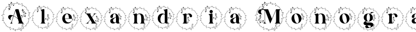 Alexandria Monogram Regular font