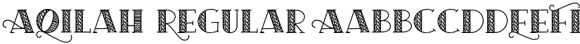 Aqilah Regular font