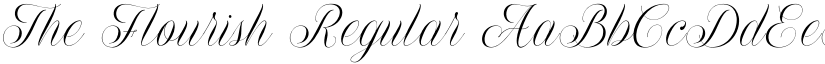 The Flourish Regular font