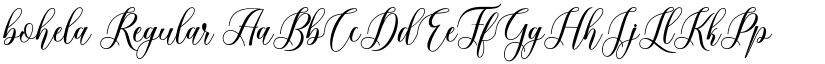 bohela Regular font