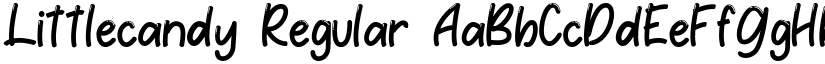 Littlecandy Regular font