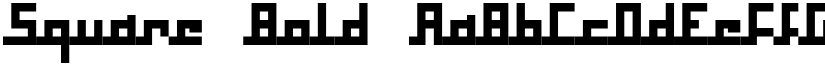 Square Bold font