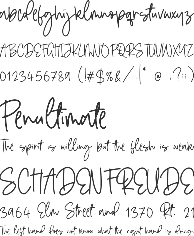 Blackfeast font preview