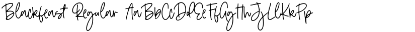 Blackfeast Regular font