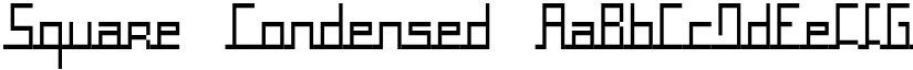 Square Condensed font