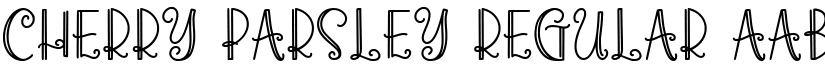 Cherry Parsley Regular font