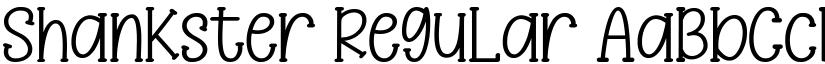 Shankster Regular font