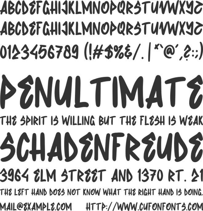 Wolesmaker font preview