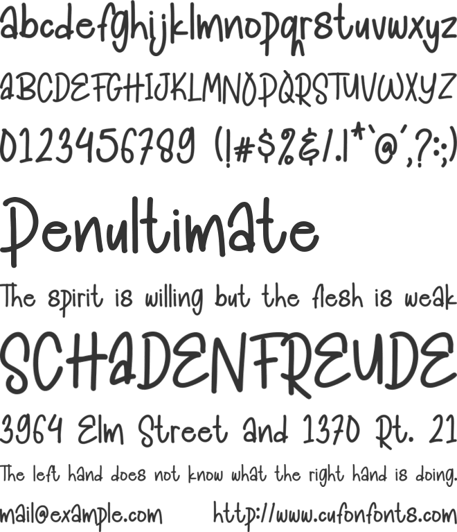 Playful Mono font preview