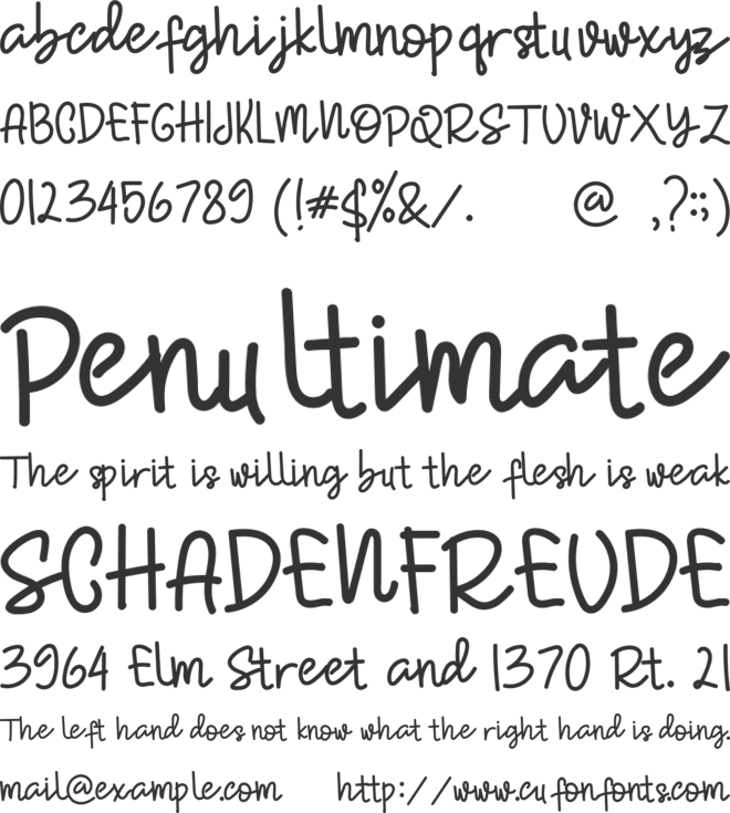 Hola Holo font preview