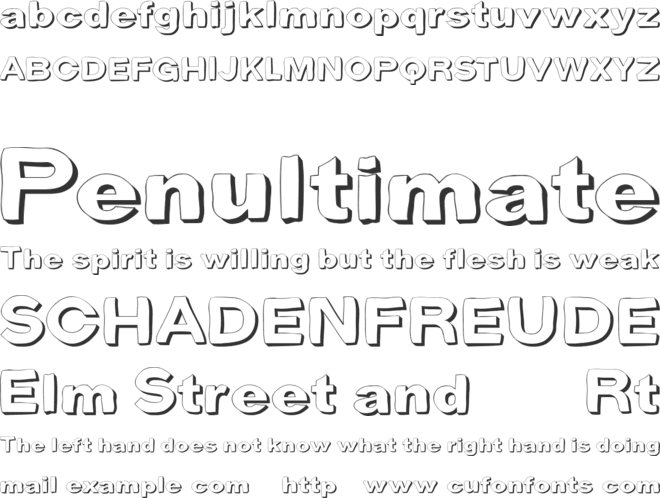 Buzlu Buz font preview