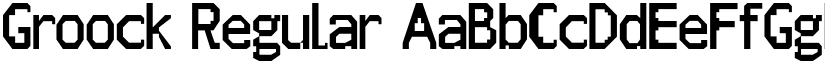Groock Regular font