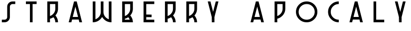 strawberry apocalypse font download