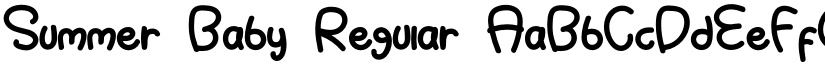 Summer Baby Regular font
